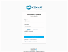 Tablet Screenshot of cedimat.net